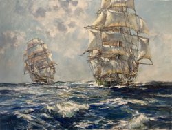 Thermopylae overtaking Leander