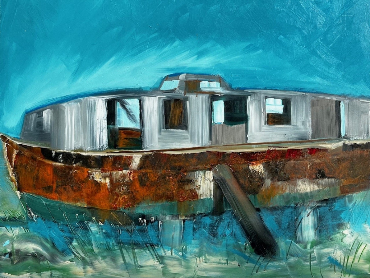 Ranken Fishing Boat on Land